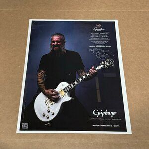 Bjorn Gelotte of In Flames - Epiphone Guitars - 2018 Print Advertisement